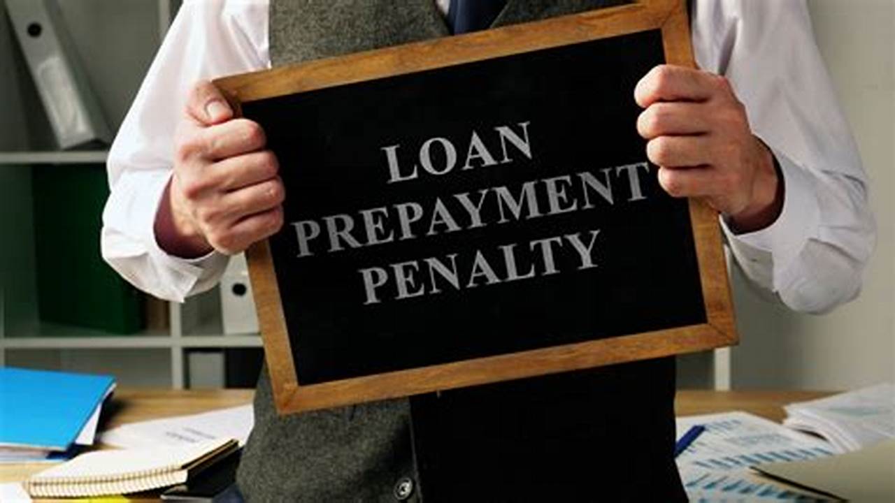 Prepayment Penalty, Loan