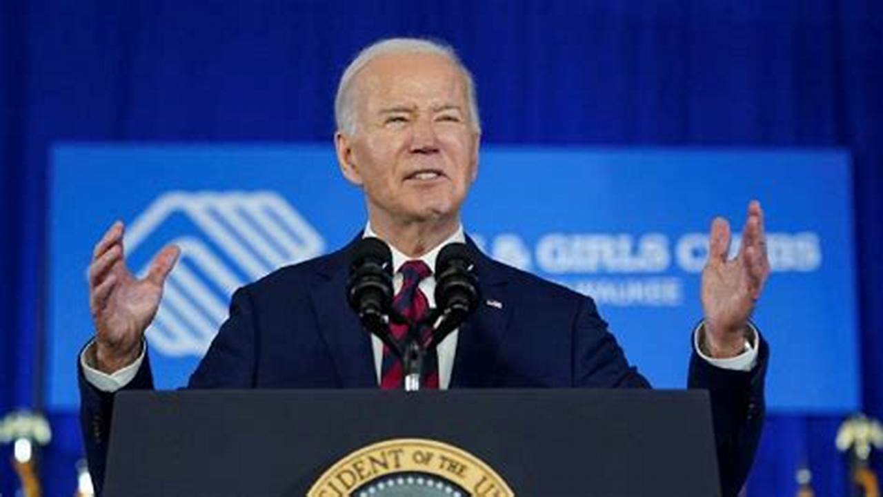 President Joe Biden Had A Marginal 1 Percentage Point Lead Over Donald Trump Ahead Of The November Presidential Election As Each Candidate Secured Enough., 2024