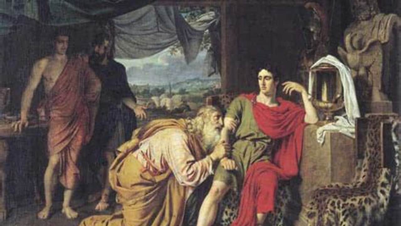 Scopri l'Emozionante Incontro tra Priamo e Achille: Un Colloquio che Ha Cambiato la Guerra di Troia!