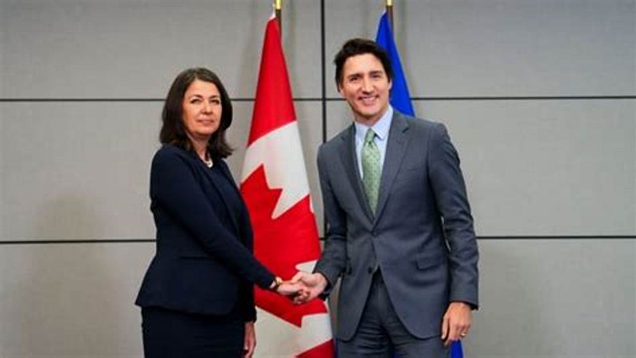 Prime Minister Justin Trudeau Meets With Alberta Premier Danielle Smith In Calgary On Wednesday, March 13, 2024., 2024