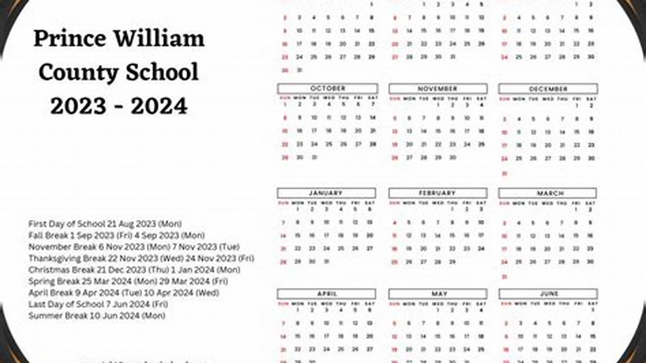 Prince William County Schools Calendar 2024