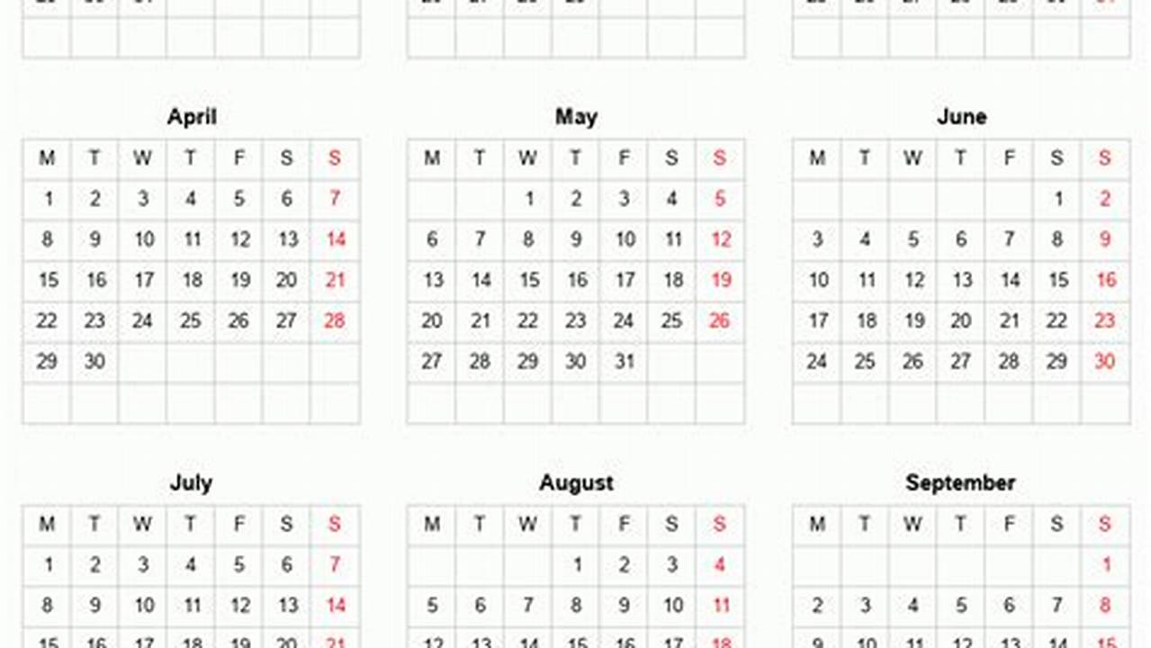 Print Free Calendar 2024 With Date Boxes