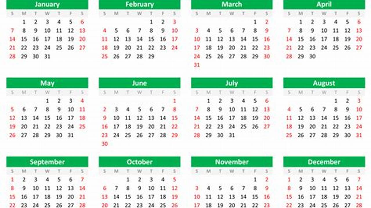 Printable 2024 Calendar Pdf Landscape Images