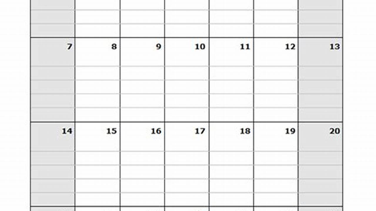 Printable Calendar 2024 Weekly Planner