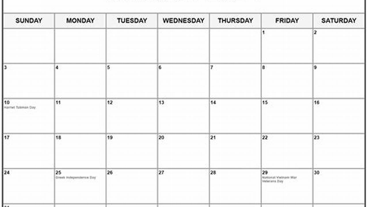 Printable Calendar March 2024 With Holidays