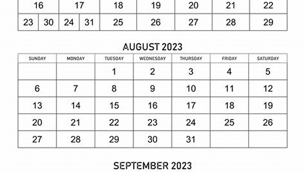 Printable Calendar September 2023-June 2024