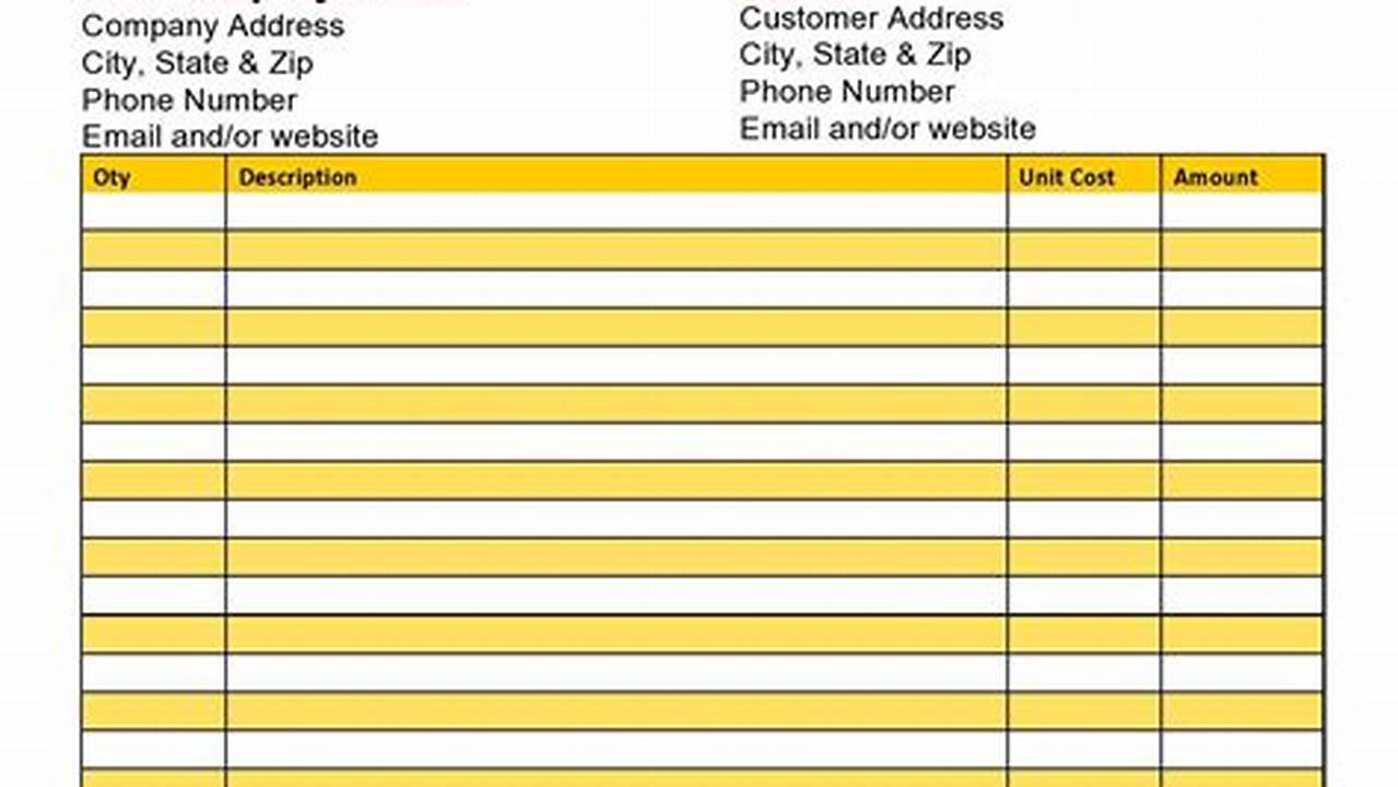 Printable Job Estimate Template: A Comprehensive Guide for Small Businesses