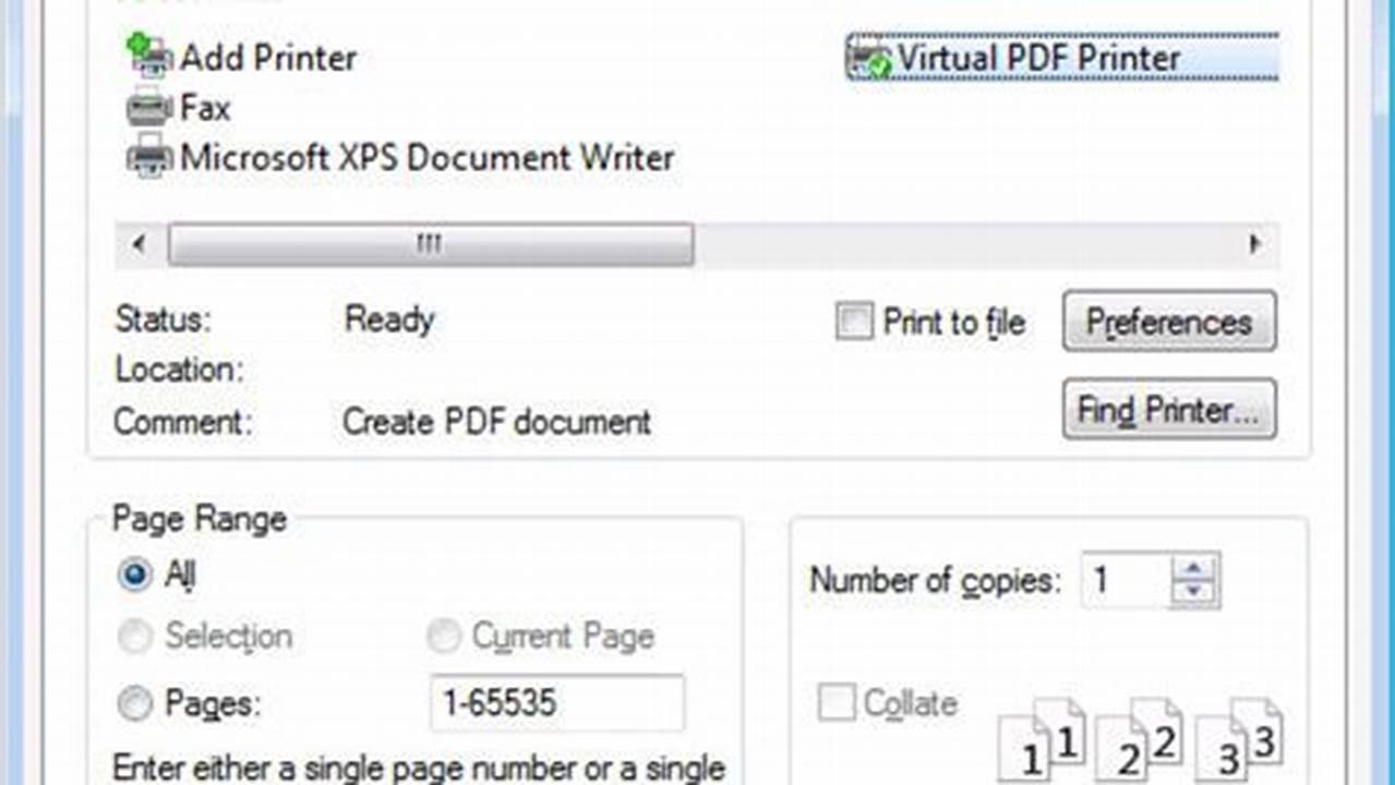 Printer PDF Virtual, Tutorial