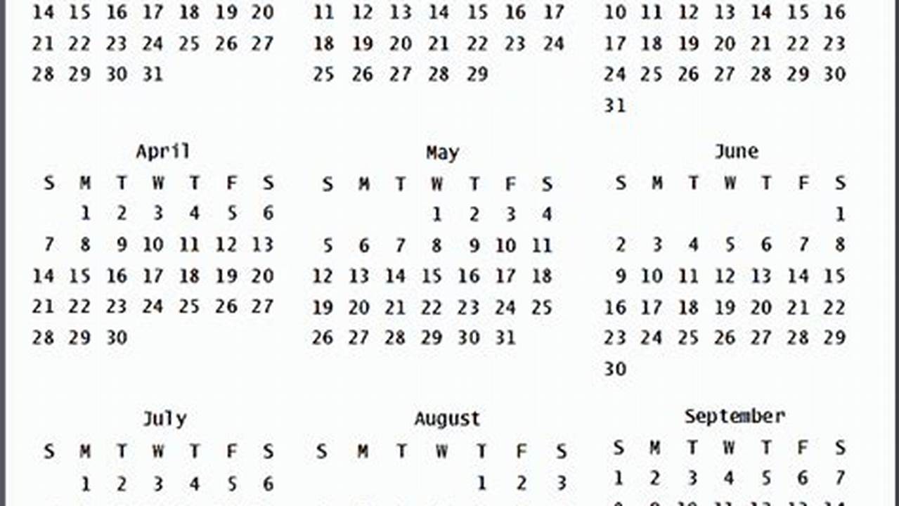 Printfree Calendar 2024