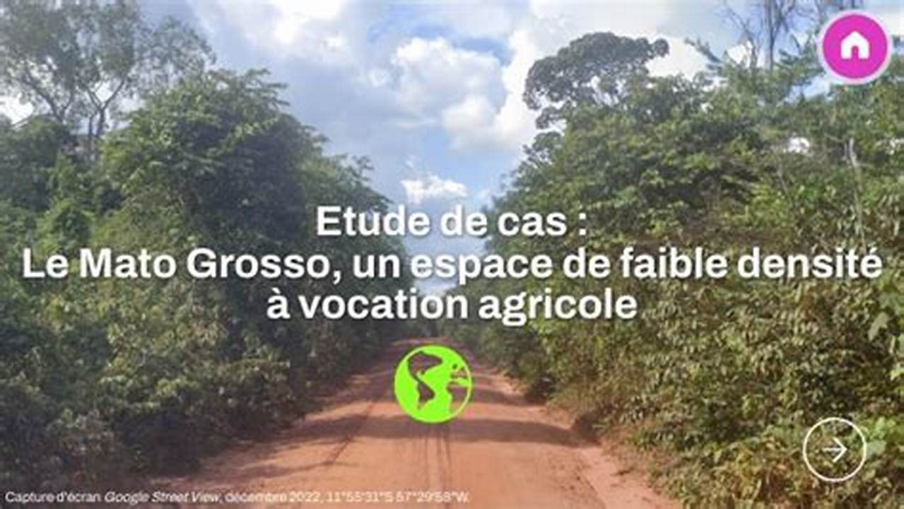 Problèmes Liés Aux 2 Types D'Espaces Agricoles Au Mato Grosso, FR Type