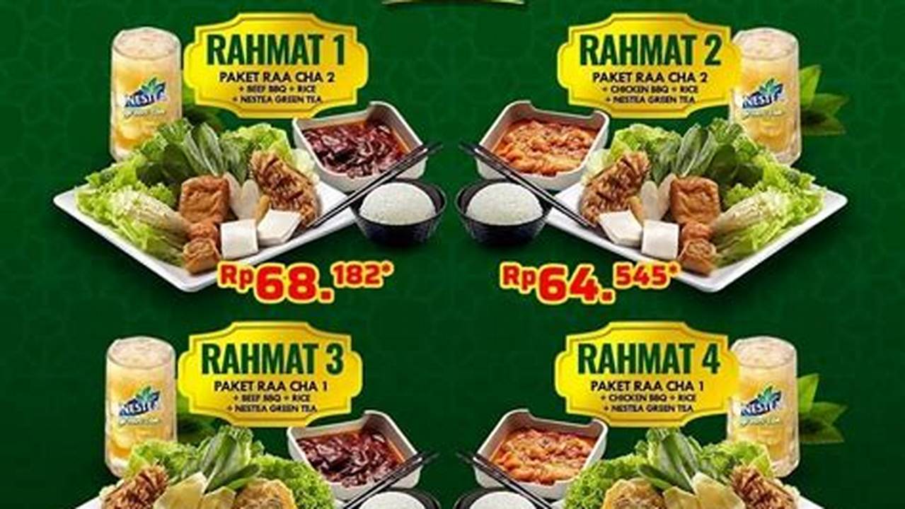 Produk Yang Tepat, Ramadhan