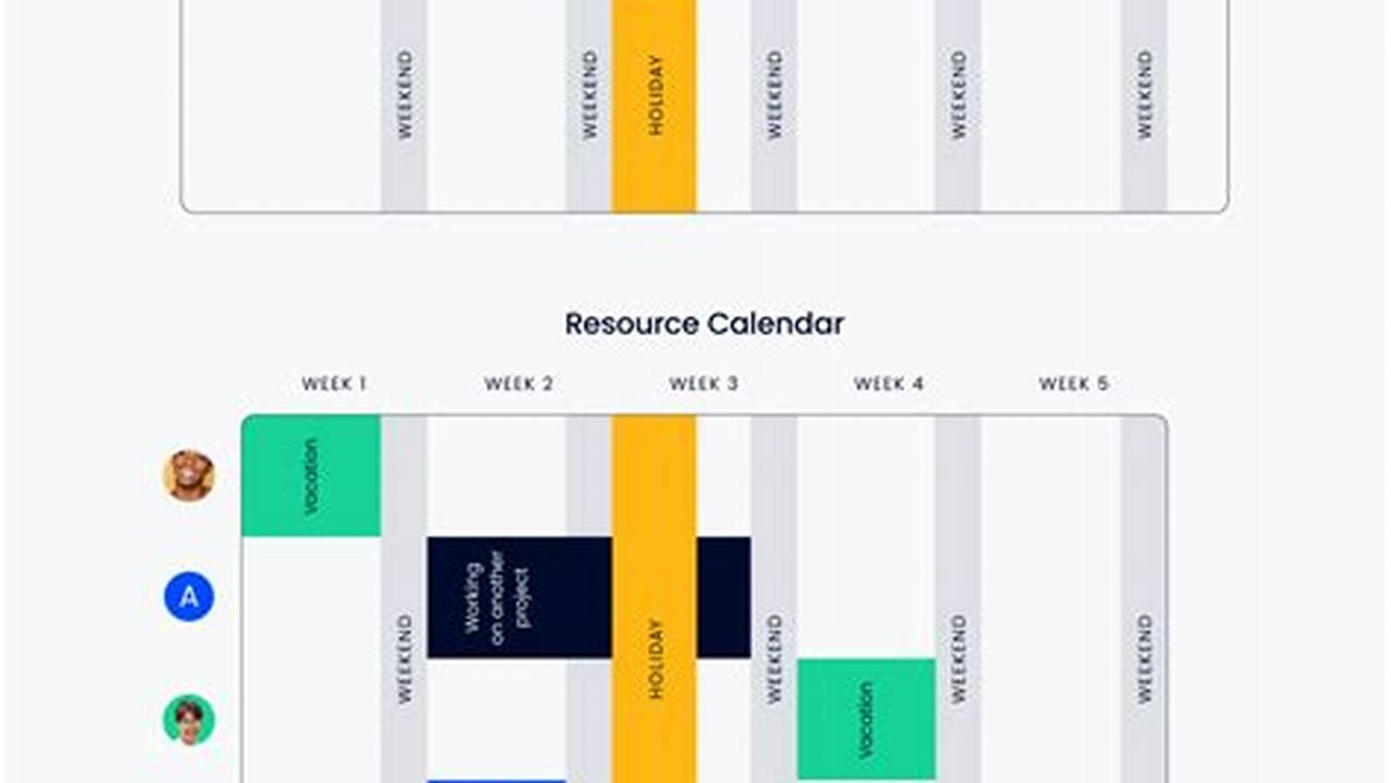 Project Resource Calendar