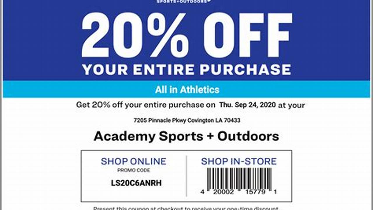 Promo Codes For Academy Sports 2024