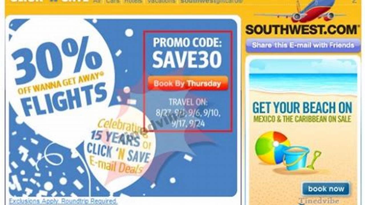 Promo Codes For Southwest Airlines 2024