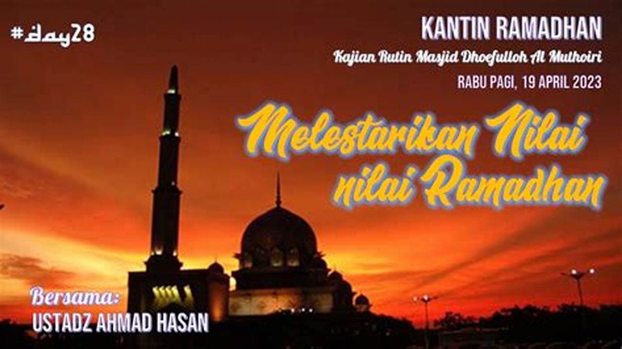 Promosi Nilai-Nilai Islam, Ramadhan