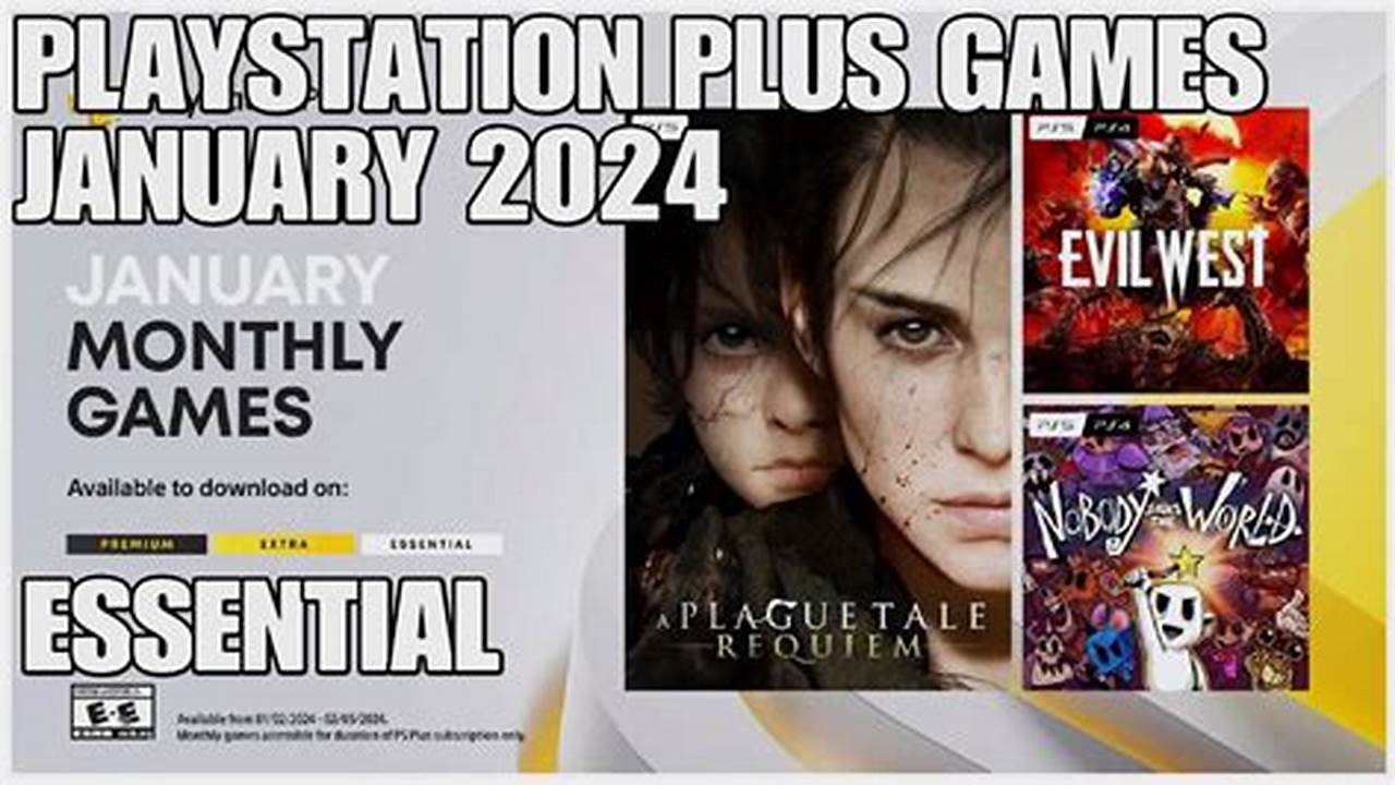 Ps+ Free Games January 2024