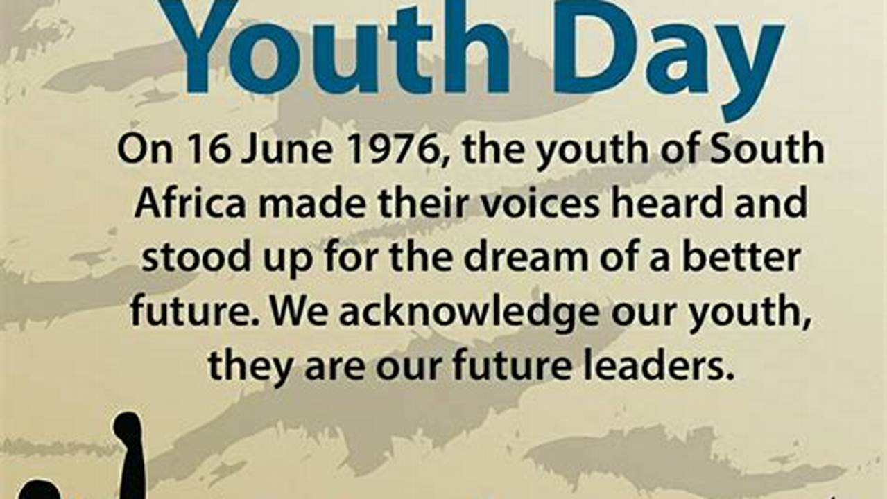 Public Holiday For Youth Day;, 2024