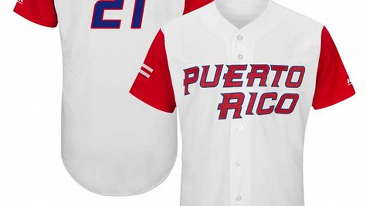 Puerto Rico Wbc Jersey 2024