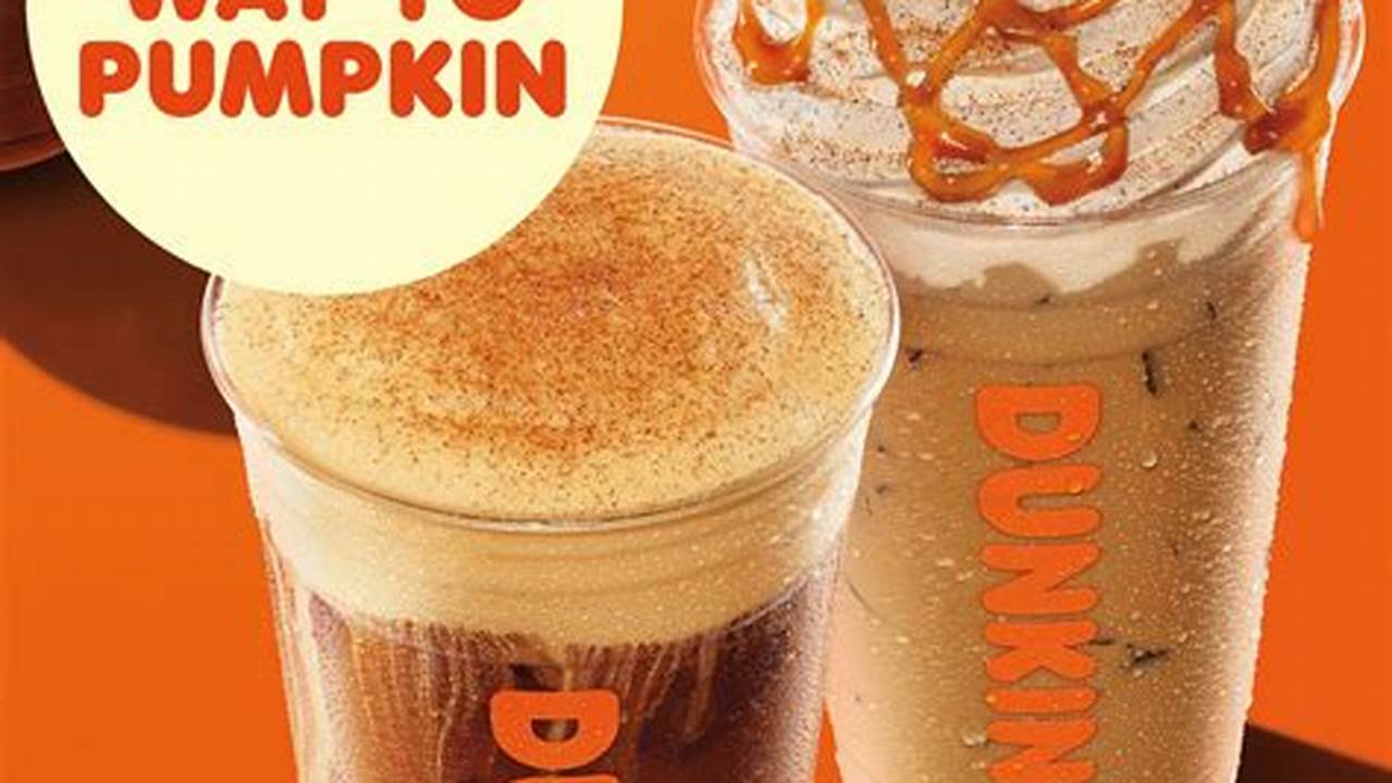 Pumpkin Spice Dunkin 2024