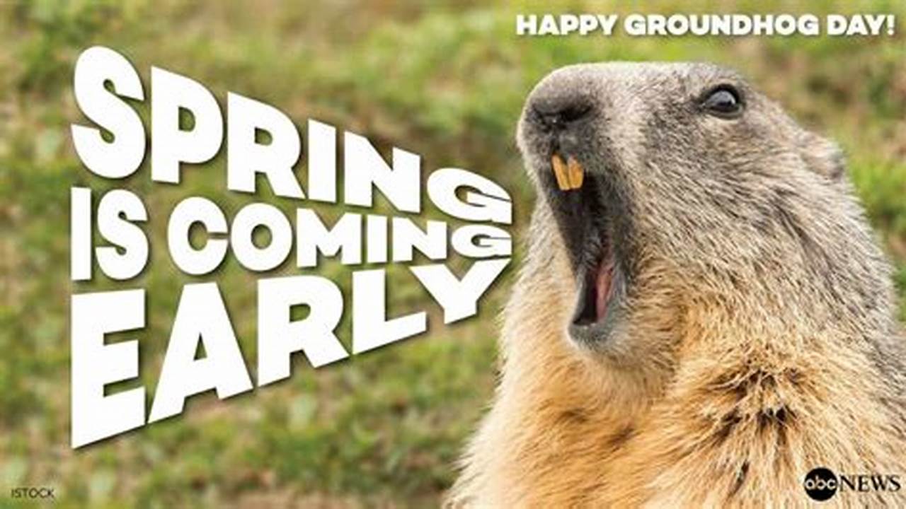 Punxsutawney Phil Of Groundhog Day Fame Predicts An Early Spring For 2024., 2024