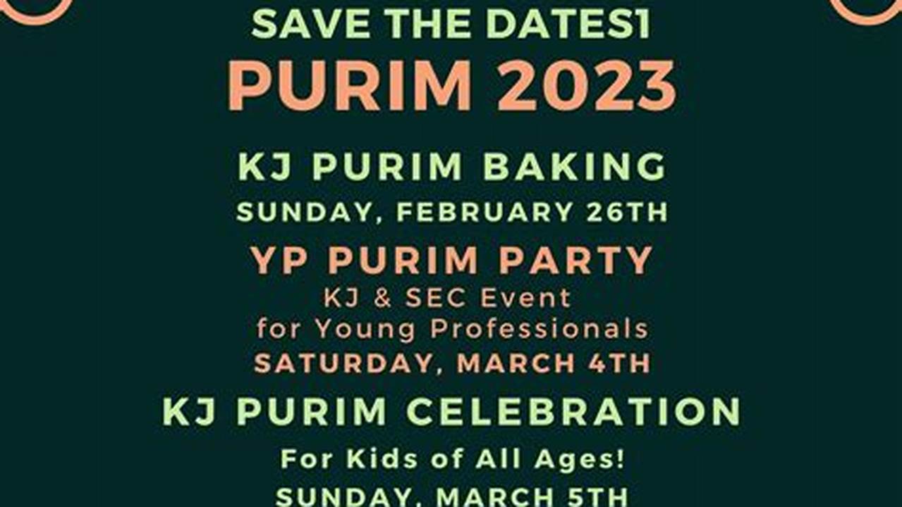 Purim Dates 2024 Lok