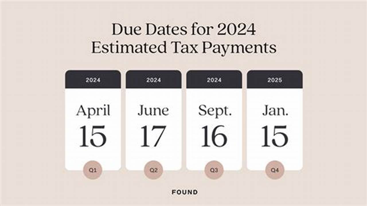 Q2 Estimated Tax Due Date 2024