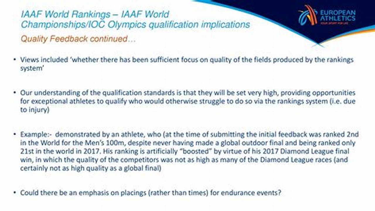 Qualification Implications, Breaking-news