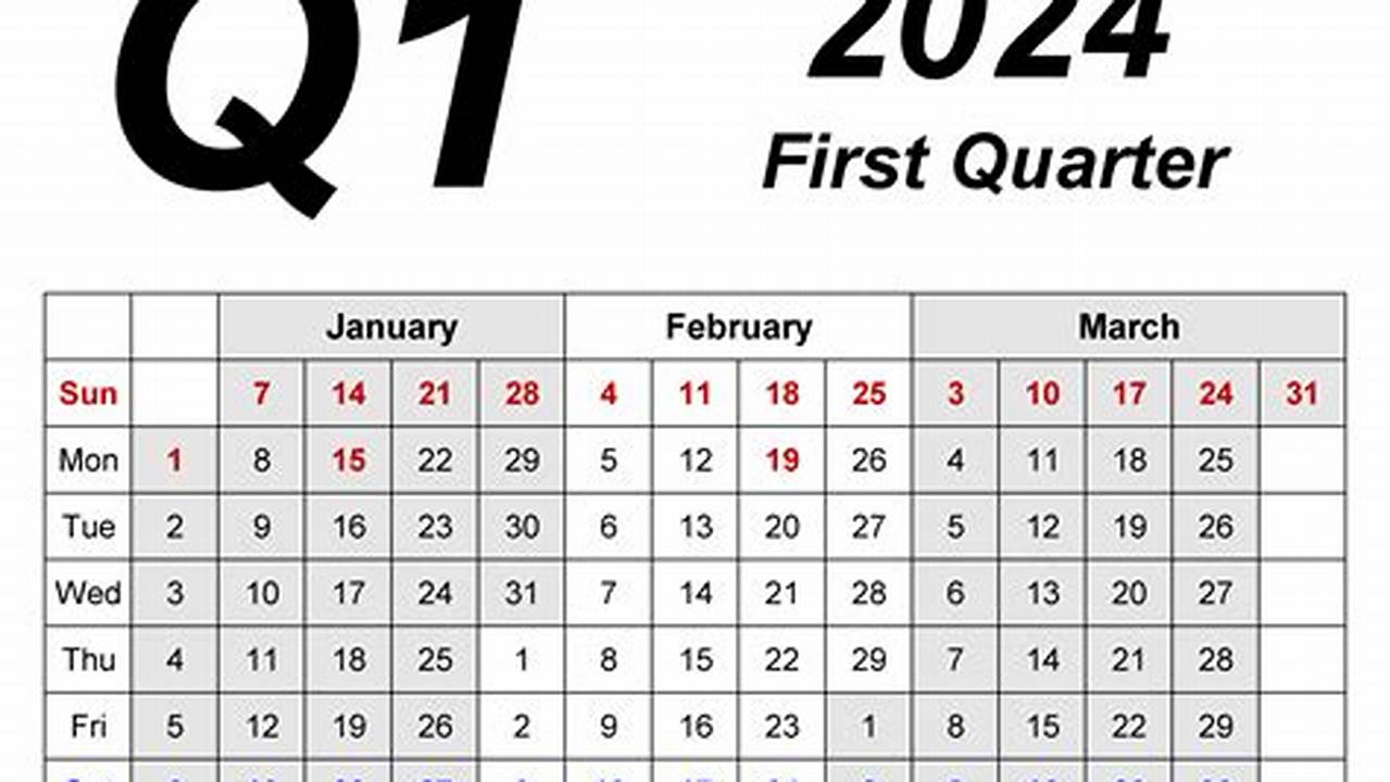 Quarter 4 2024 Calendar