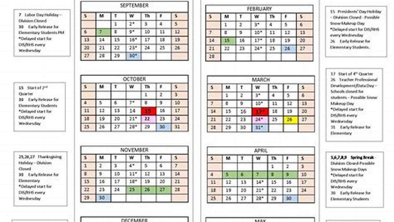 Radford Academic Calendar 2024-25
