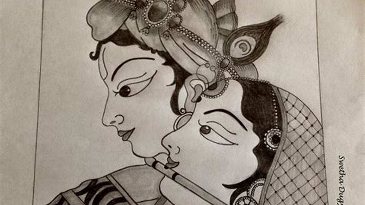 Radha Pencil Sketch: A Detailed Guide for Beginners