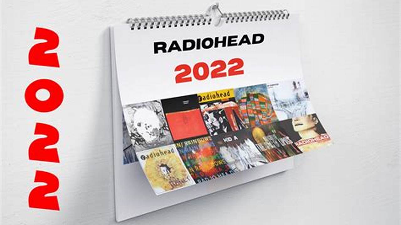 Radiohead 2024 Calendar Weekly