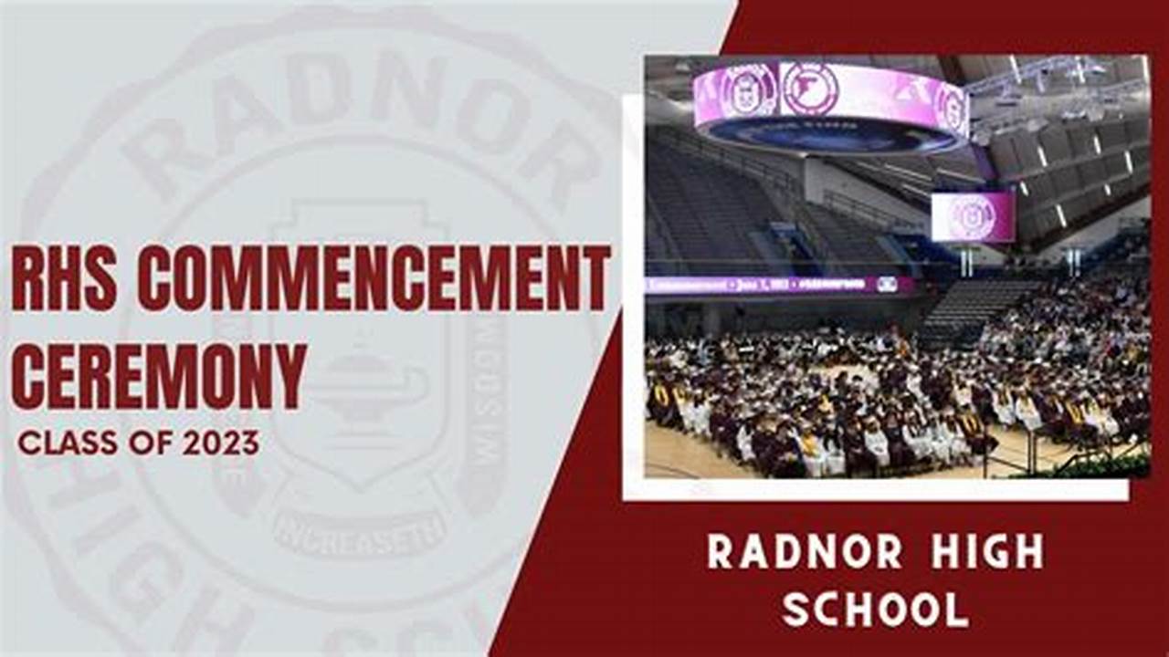 Radnor High School Graduation 2024