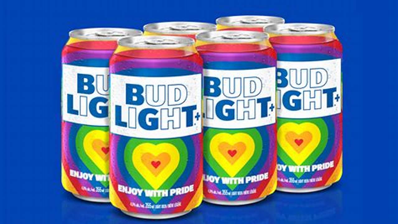 Rainbow Bud Light Can 2024