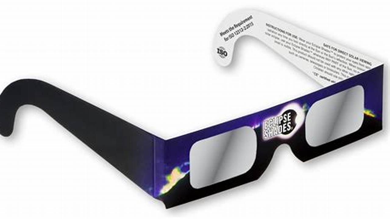 Rainbow Symphony Paper Solar Eclipse Glasses, 2024