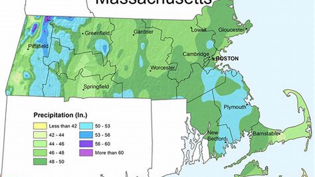 Rainfall Totals Massachusetts 2024