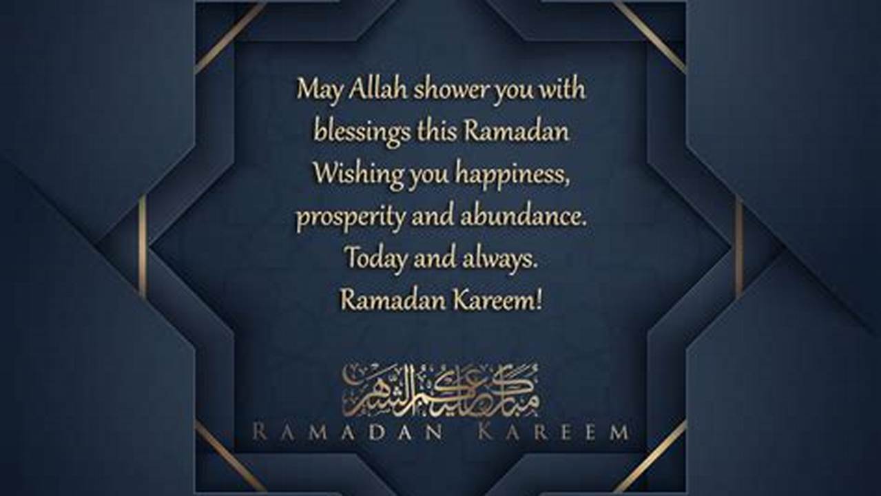Ramadan Wishes 2024 Calendar