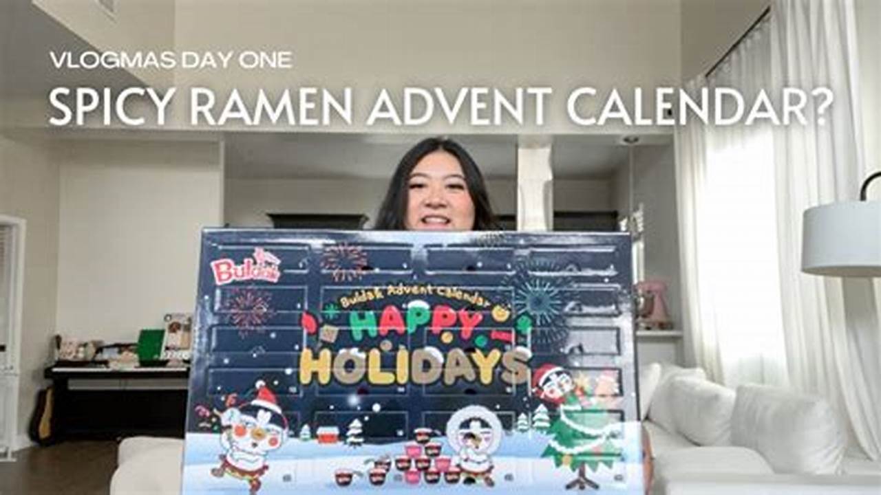 Ramen Advent Calendar 2024 Calendar