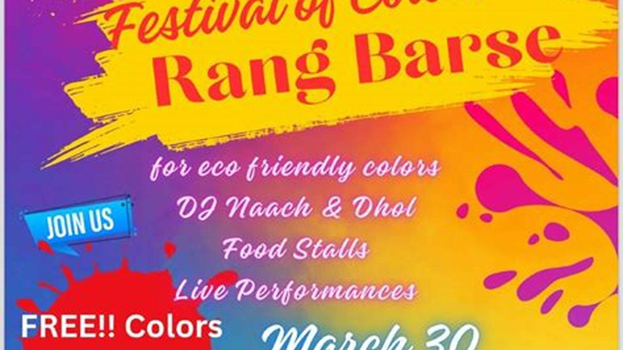 Rang Barse Holi 2024 Is Not Just An Event;, 2024