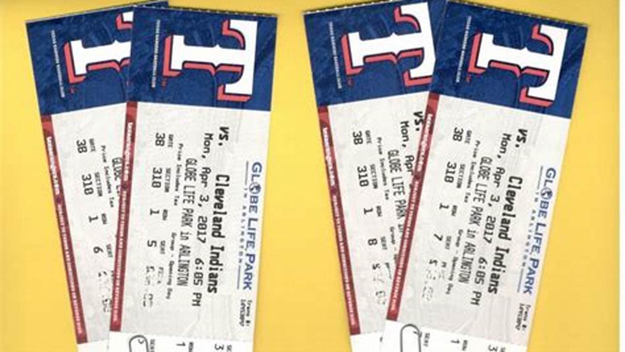 Rangers Opening Day 2024 Tickets