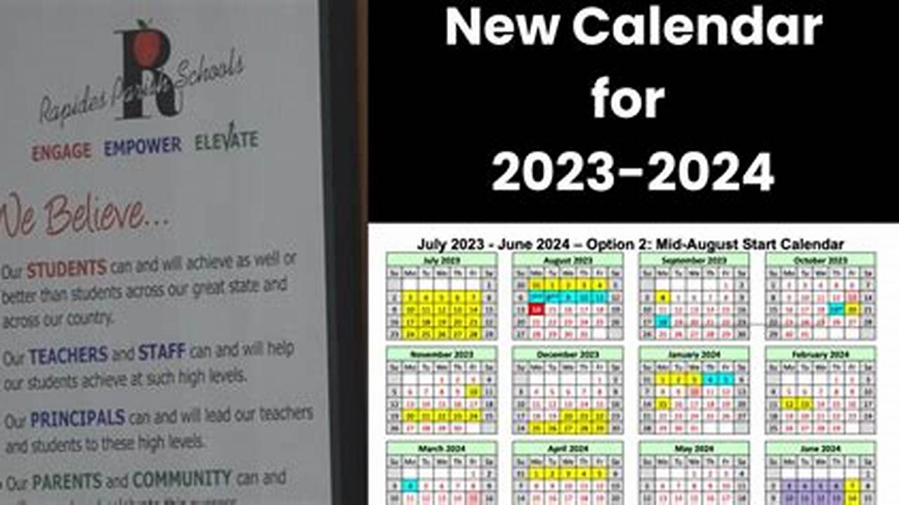 Rapides Parish School Calendar 2024-202524 2025
