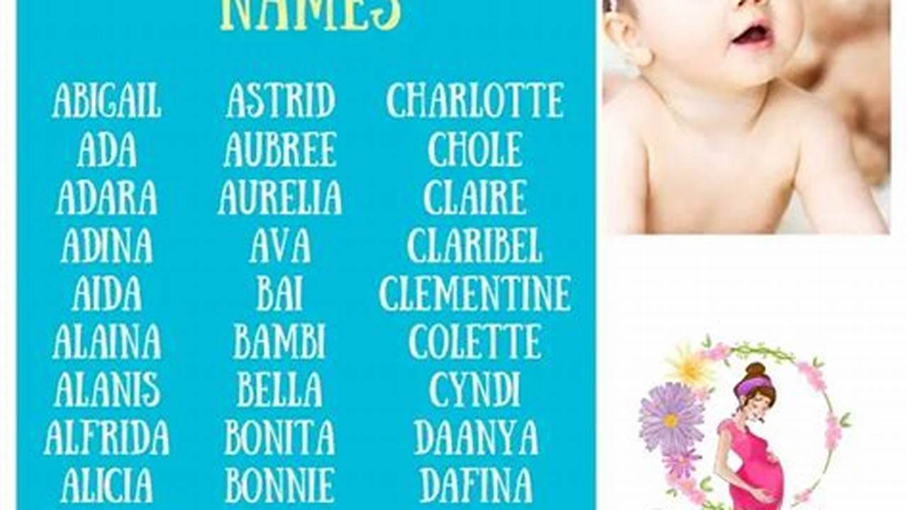 Rare Unique Baby Girl Names 2024