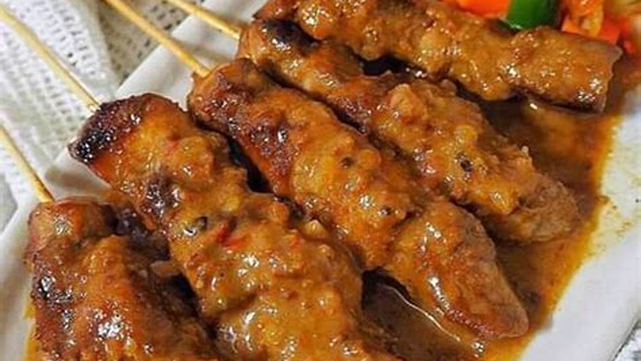 Rasa Saus Kacang Yang Kaya Dan Gurih, Yang Menjadi Ciri Khas Sate Ayam, Resep