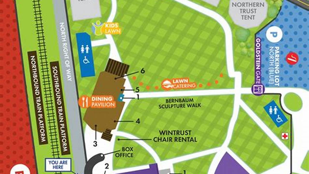 Ravinia Festival Location Map