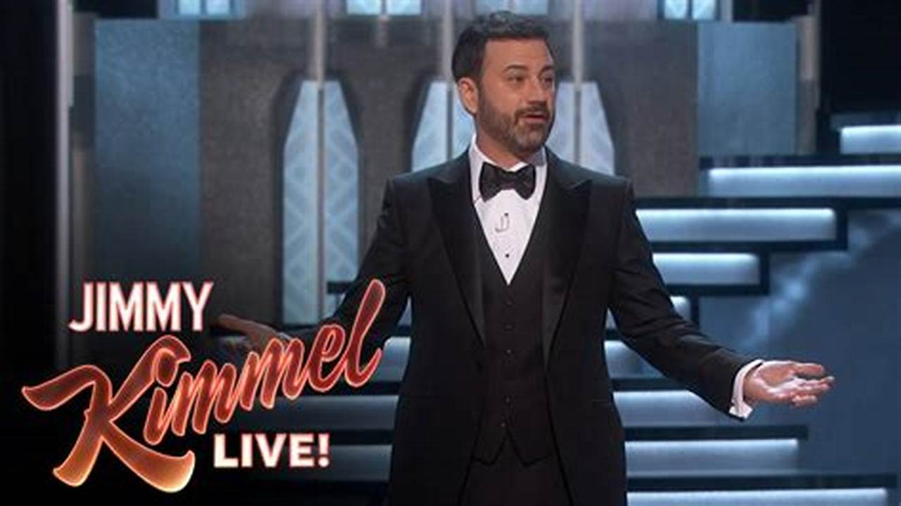 Read Our Updates On Jimmy Kimmel&#039;s Monologue, The Red Carpet., 2024