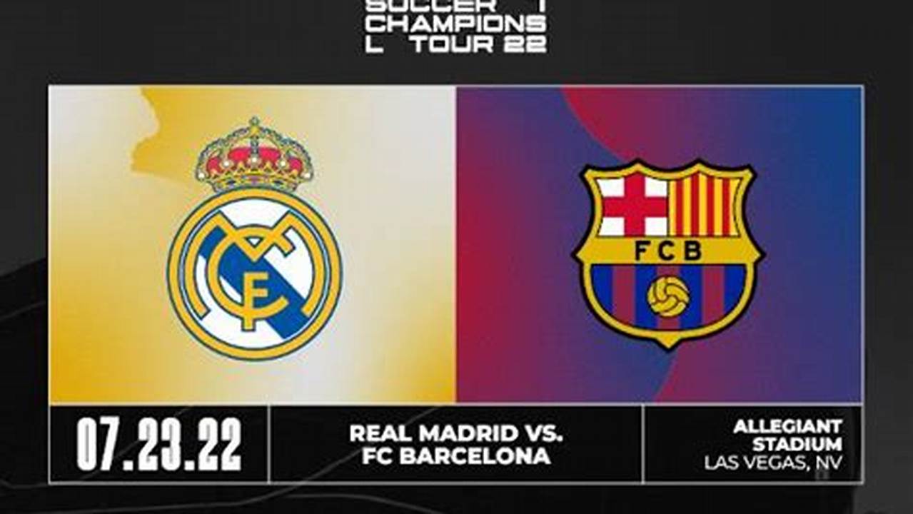 Real Madrid Vs Barcelona Amistoso 2024