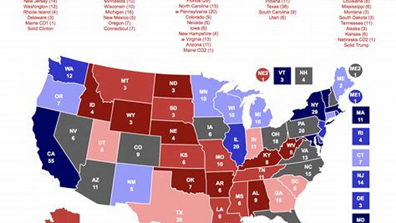 Realclearpolitics Latest Polls Maps 2024