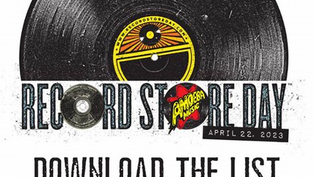 Record Store Day 2024 List Usa