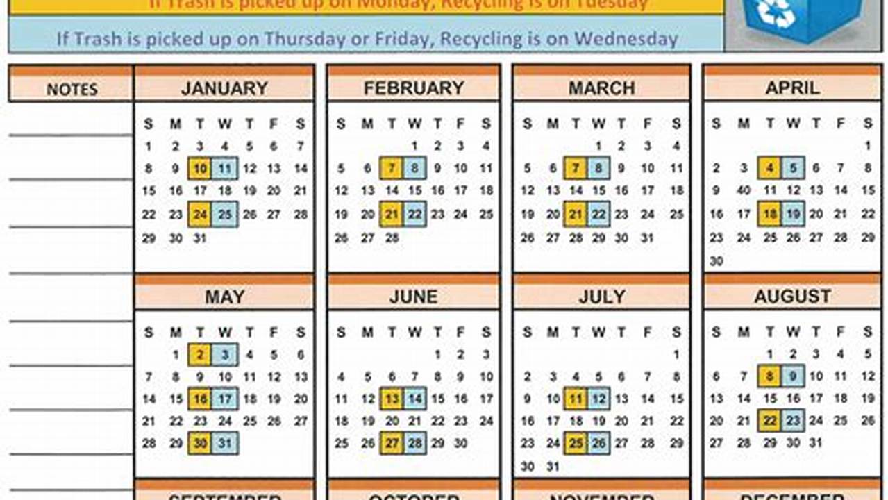 Recycling Schedule 2024 Chattanooga Tn