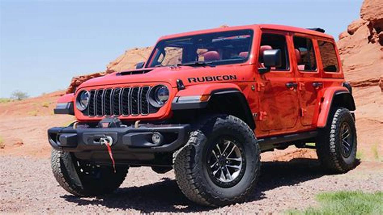 Red 2024 Jeep Wrangler