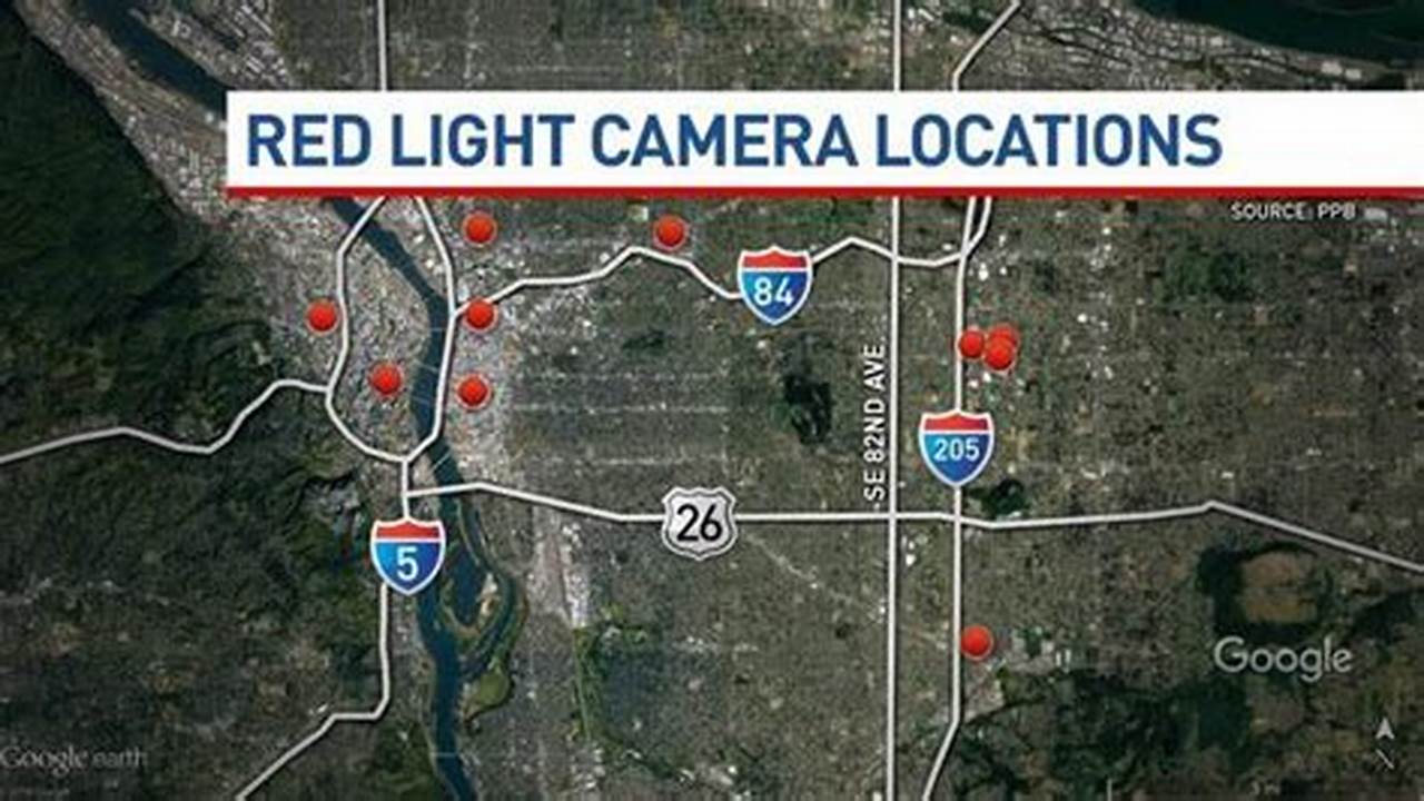 Red Light Camera Locations 2024